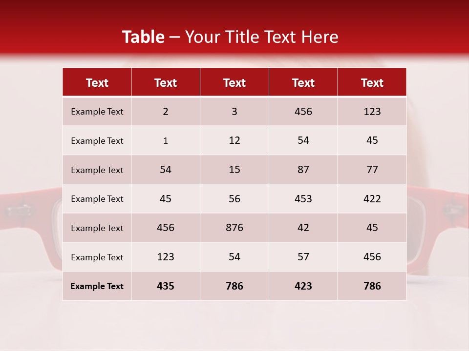 A Baby Wearing Glasses With The Words Name Of Presentation On It PowerPoint Template