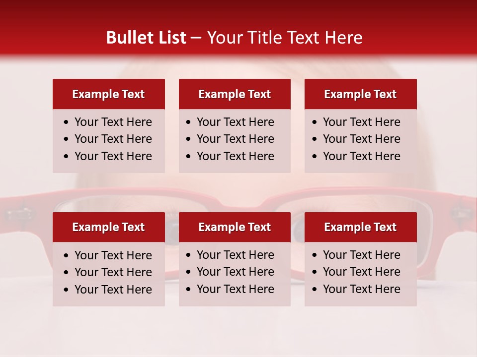 A Baby Wearing Glasses With The Words Name Of Presentation On It PowerPoint Template