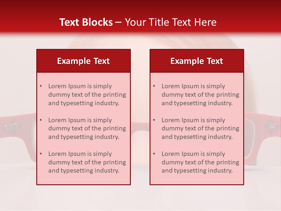 A Baby Wearing Glasses With The Words Name Of Presentation On It PowerPoint Template