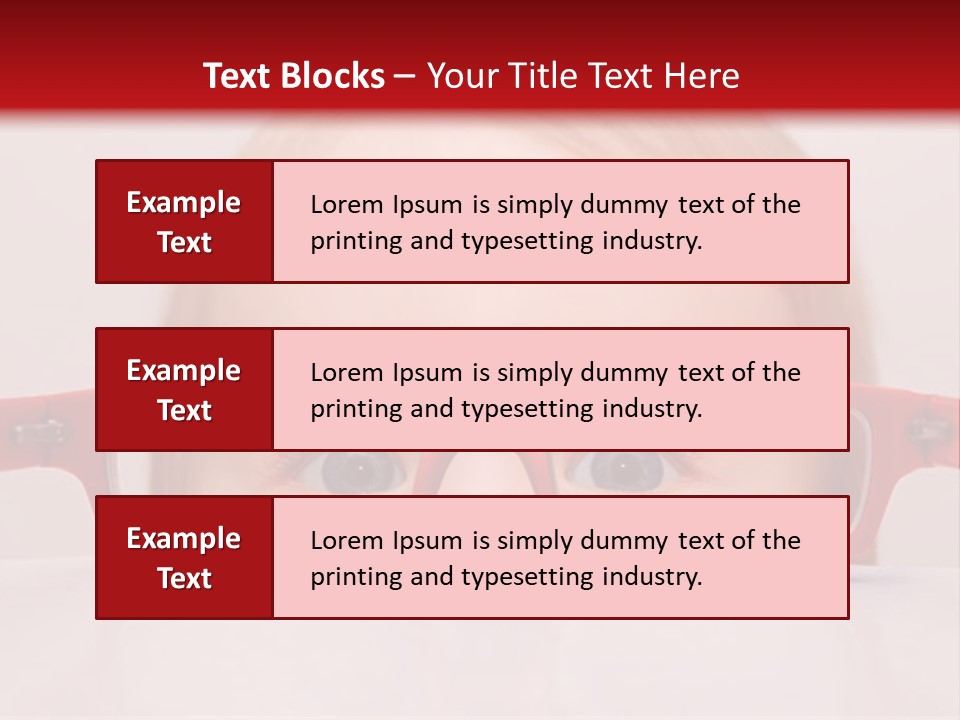 A Baby Wearing Glasses With The Words Name Of Presentation On It PowerPoint Template