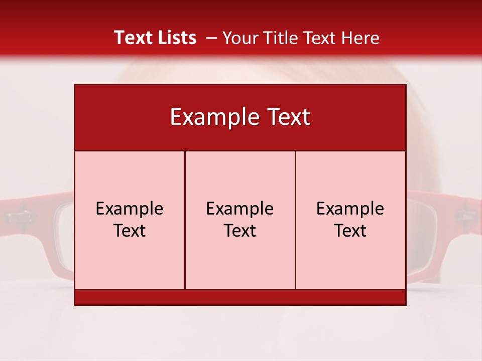 A Baby Wearing Glasses With The Words Name Of Presentation On It PowerPoint Template