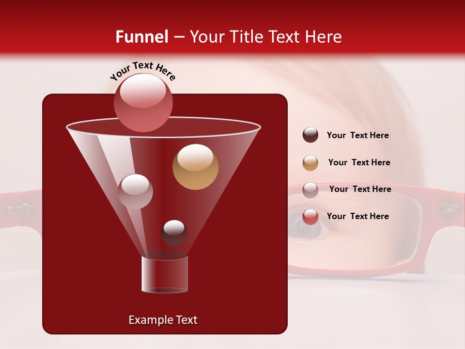 A Baby Wearing Glasses With The Words Name Of Presentation On It PowerPoint Template