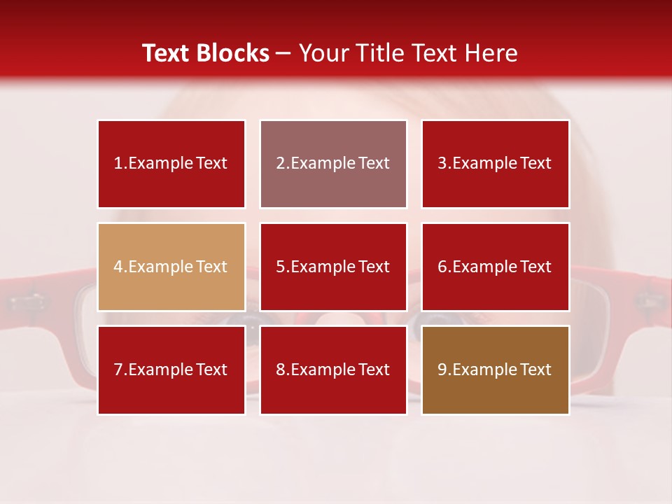 A Baby Wearing Glasses With The Words Name Of Presentation On It PowerPoint Template