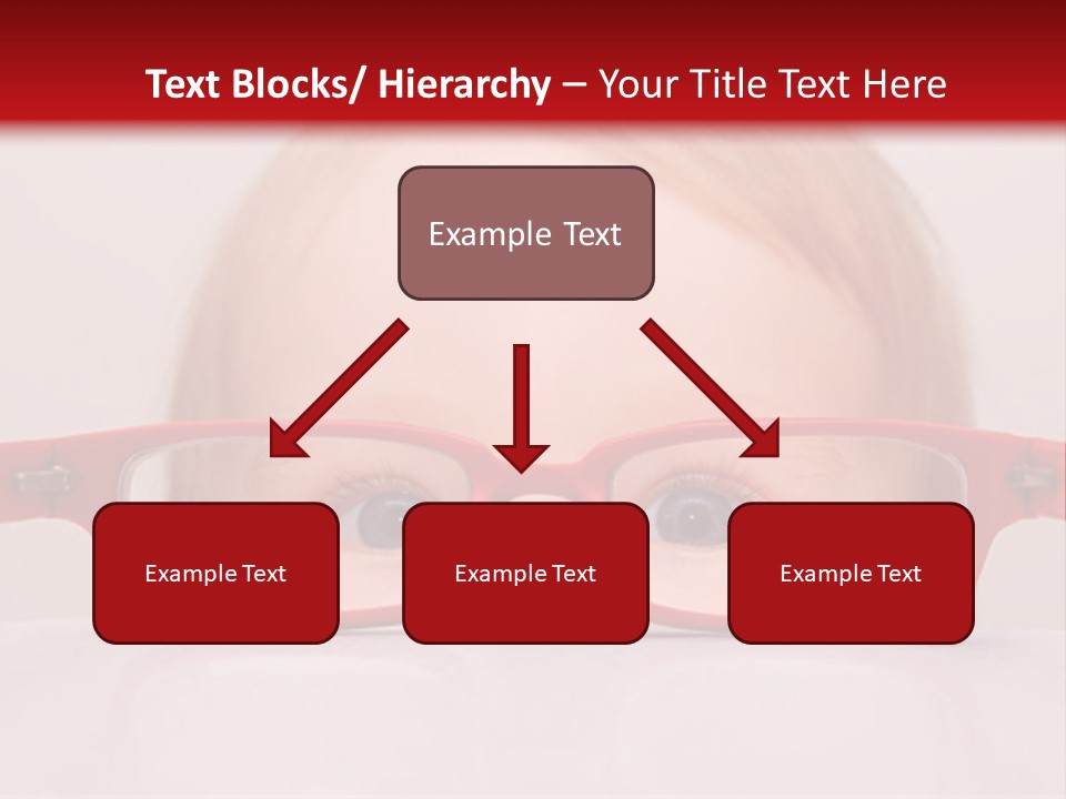 A Baby Wearing Glasses With The Words Name Of Presentation On It PowerPoint Template