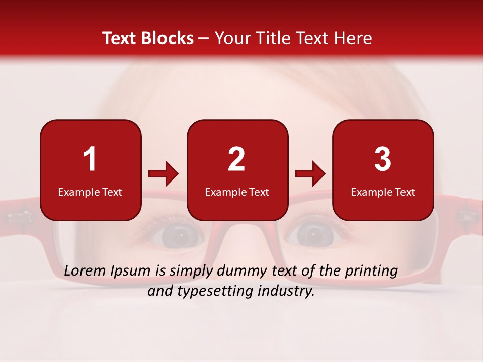 A Baby Wearing Glasses With The Words Name Of Presentation On It PowerPoint Template