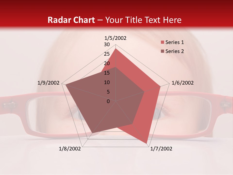 A Baby Wearing Glasses With The Words Name Of Presentation On It PowerPoint Template