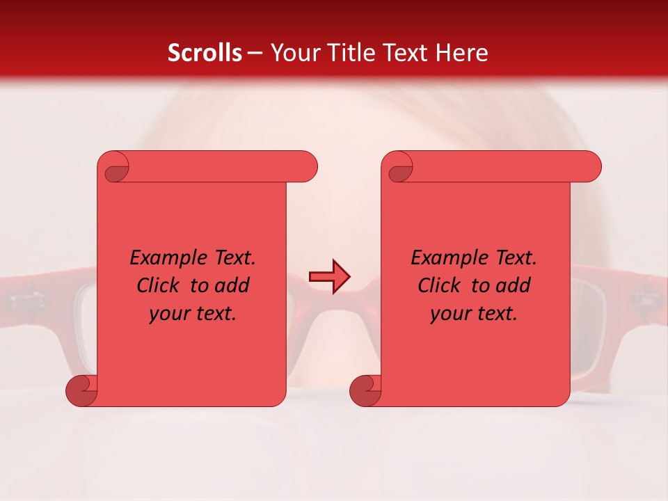 A Baby Wearing Glasses With The Words Name Of Presentation On It PowerPoint Template