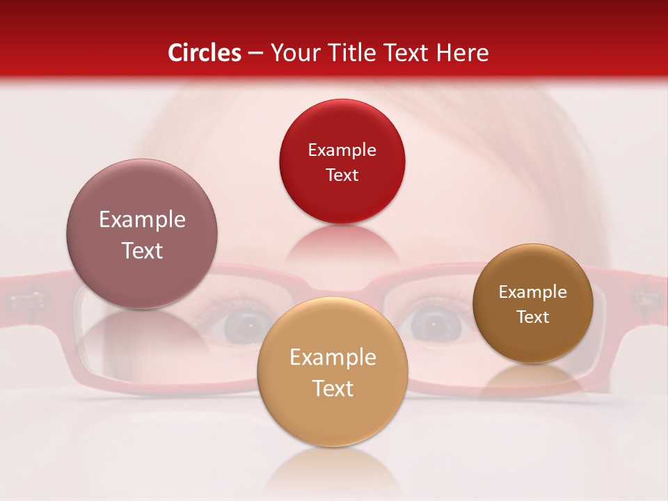 A Baby Wearing Glasses With The Words Name Of Presentation On It PowerPoint Template