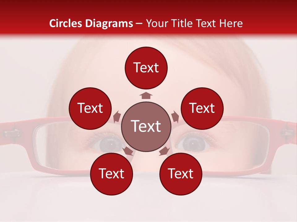 A Baby Wearing Glasses With The Words Name Of Presentation On It PowerPoint Template