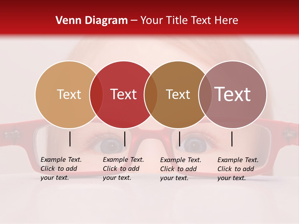 A Baby Wearing Glasses With The Words Name Of Presentation On It PowerPoint Template