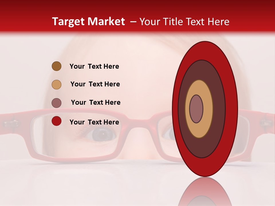 A Baby Wearing Glasses With The Words Name Of Presentation On It PowerPoint Template