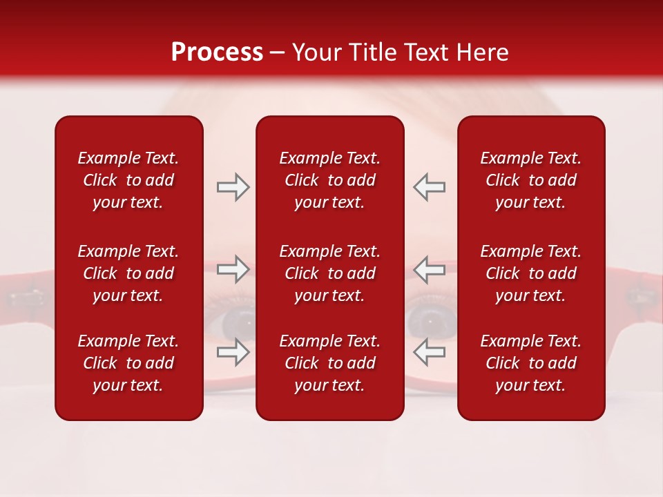 A Baby Wearing Glasses With The Words Name Of Presentation On It PowerPoint Template