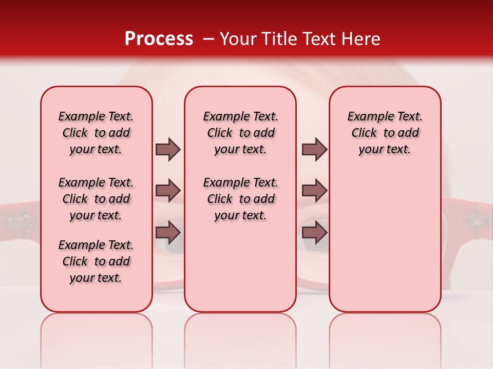 A Baby Wearing Glasses With The Words Name Of Presentation On It PowerPoint Template