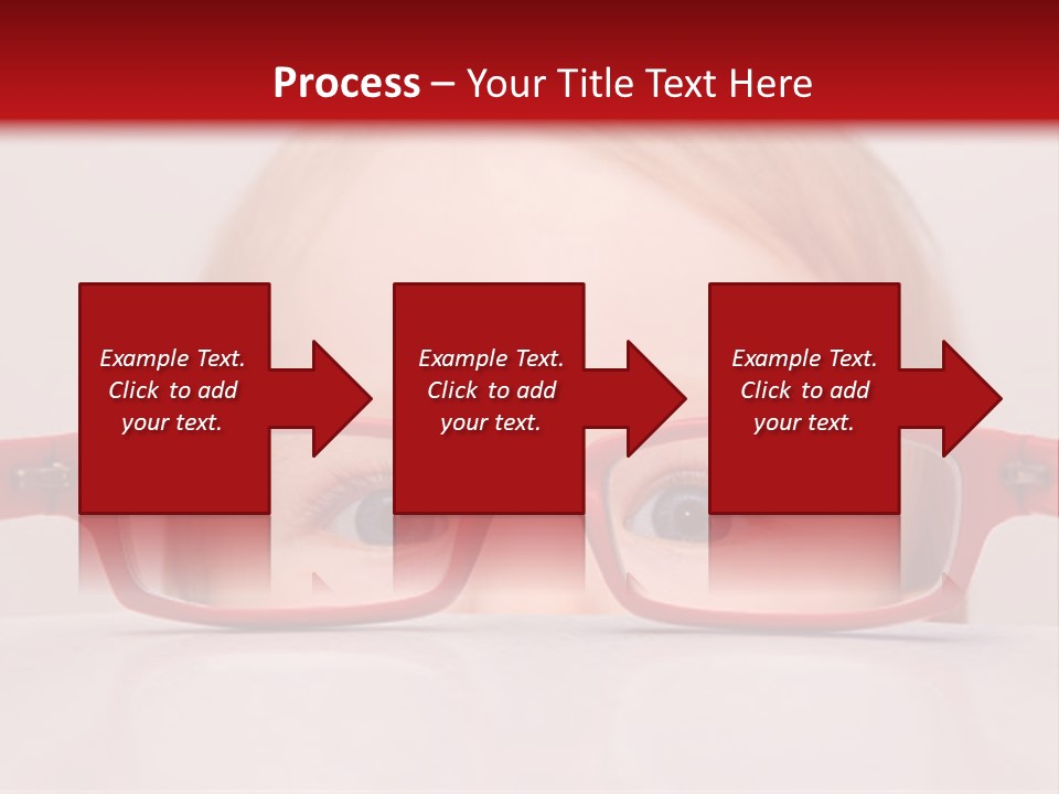 A Baby Wearing Glasses With The Words Name Of Presentation On It PowerPoint Template