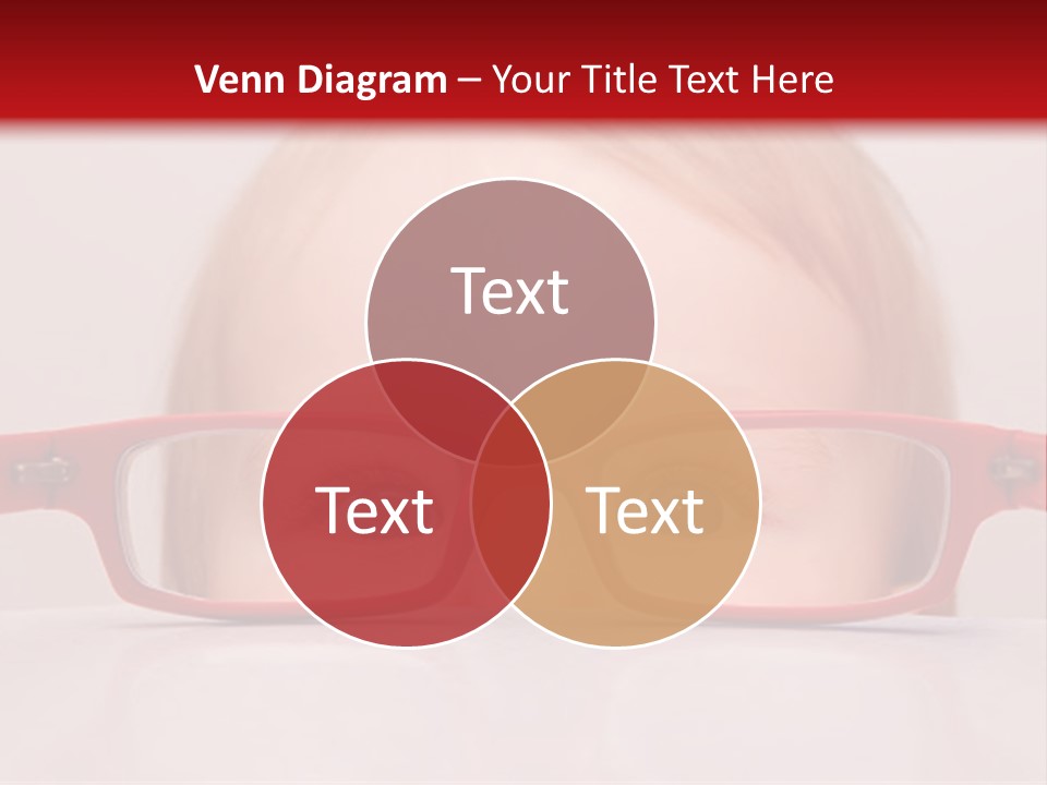 A Baby Wearing Glasses With The Words Name Of Presentation On It PowerPoint Template