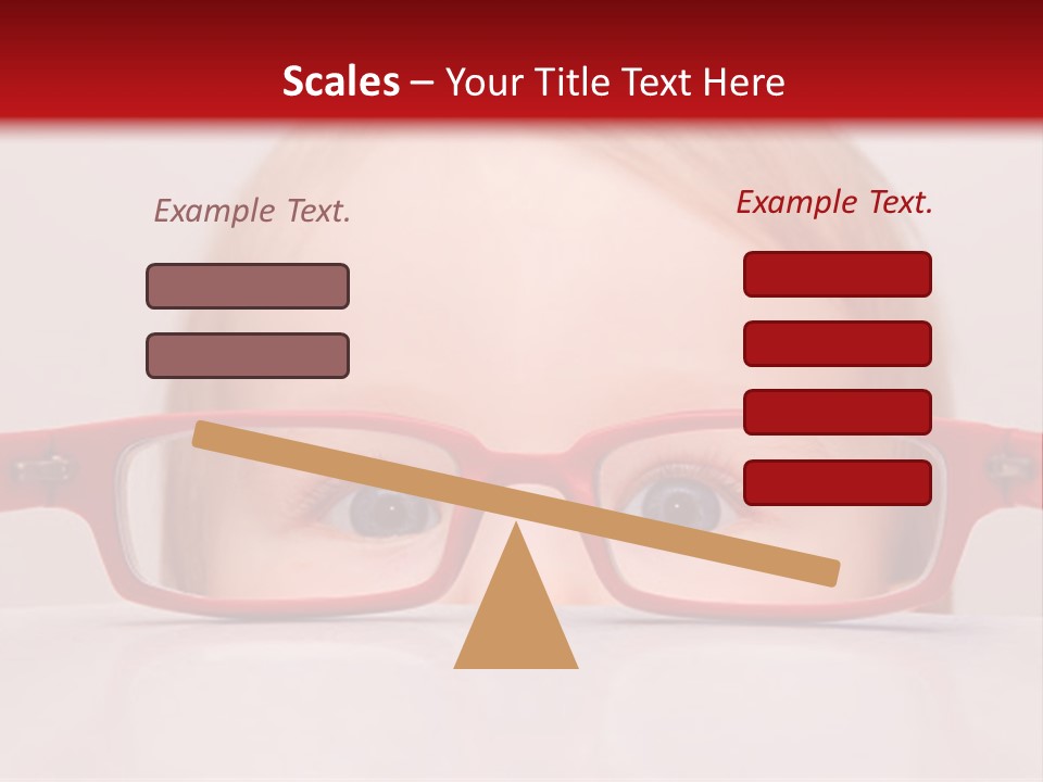 A Baby Wearing Glasses With The Words Name Of Presentation On It PowerPoint Template