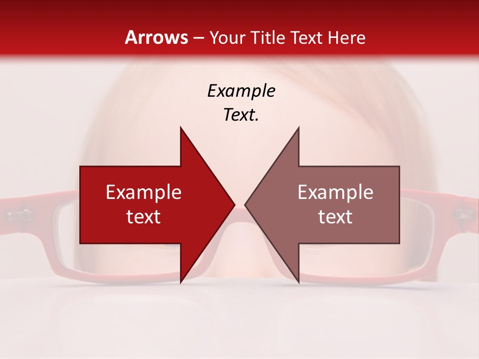 A Baby Wearing Glasses With The Words Name Of Presentation On It PowerPoint Template