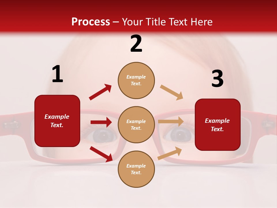 A Baby Wearing Glasses With The Words Name Of Presentation On It PowerPoint Template