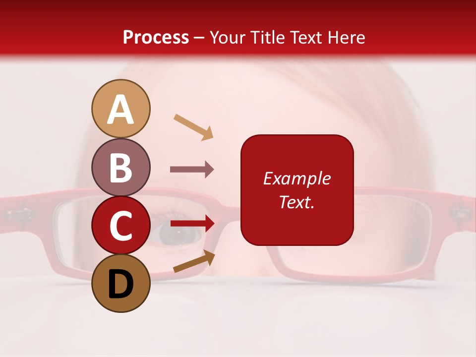 A Baby Wearing Glasses With The Words Name Of Presentation On It PowerPoint Template