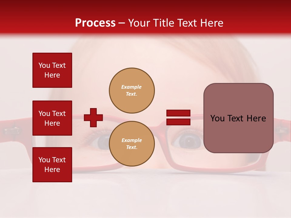 A Baby Wearing Glasses With The Words Name Of Presentation On It PowerPoint Template