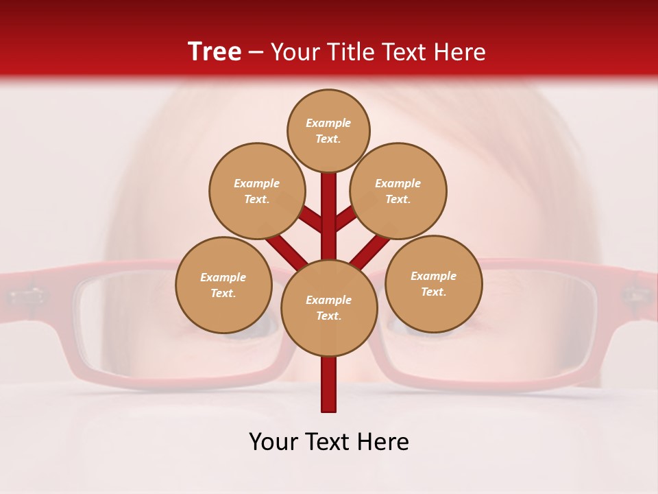 A Baby Wearing Glasses With The Words Name Of Presentation On It PowerPoint Template