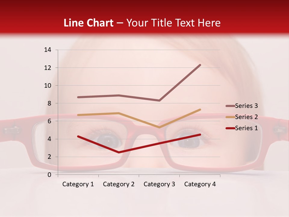 A Baby Wearing Glasses With The Words Name Of Presentation On It PowerPoint Template