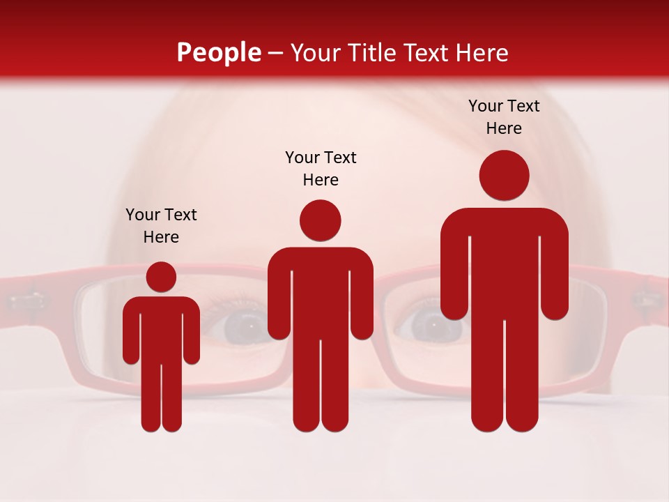 A Baby Wearing Glasses With The Words Name Of Presentation On It PowerPoint Template