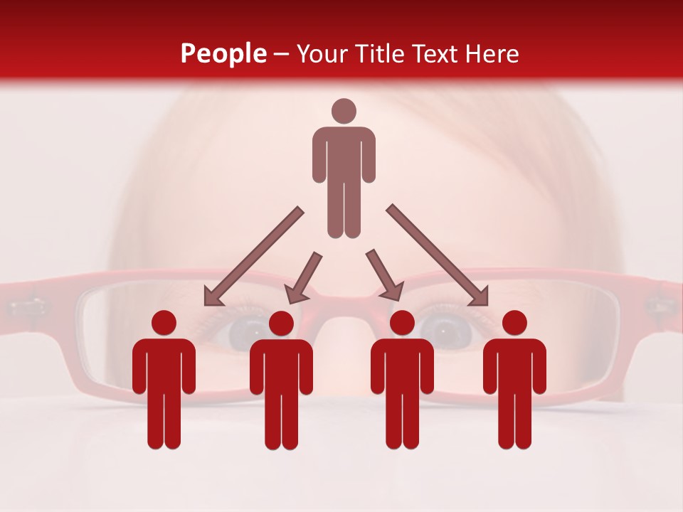 A Baby Wearing Glasses With The Words Name Of Presentation On It PowerPoint Template