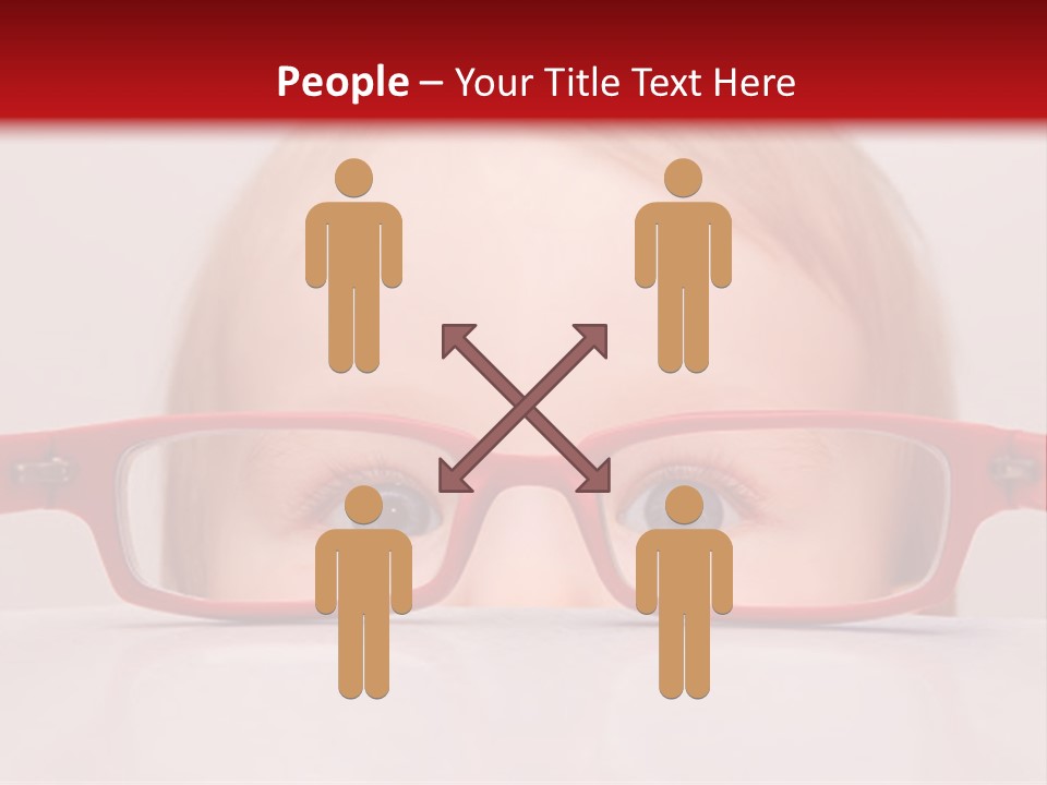 A Baby Wearing Glasses With The Words Name Of Presentation On It PowerPoint Template