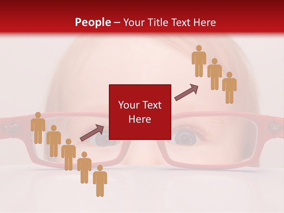 A Baby Wearing Glasses With The Words Name Of Presentation On It PowerPoint Template