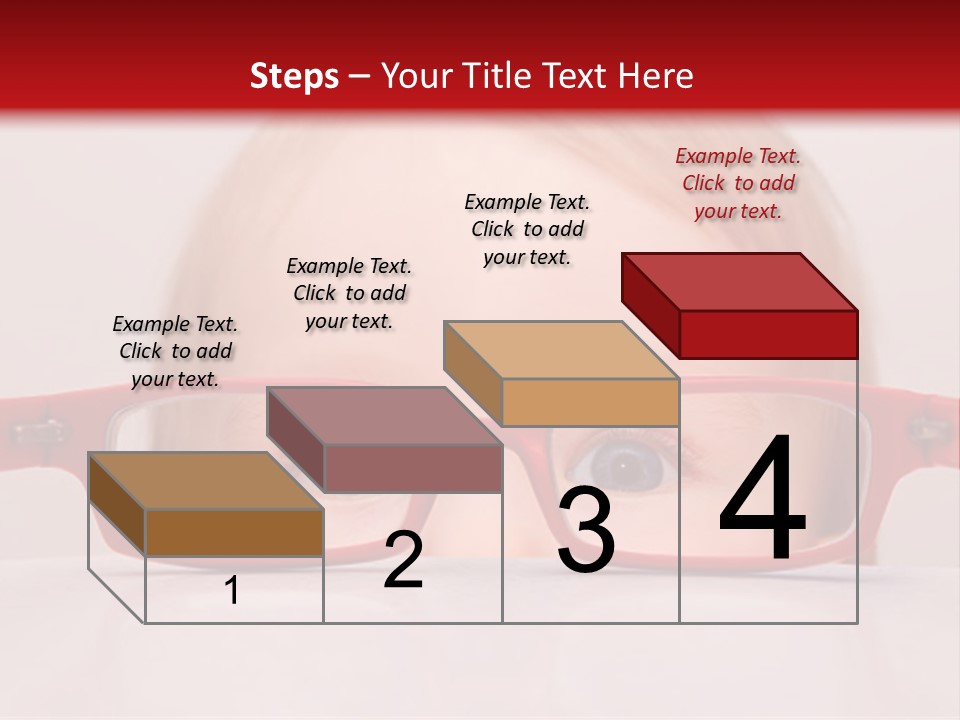 A Baby Wearing Glasses With The Words Name Of Presentation On It PowerPoint Template