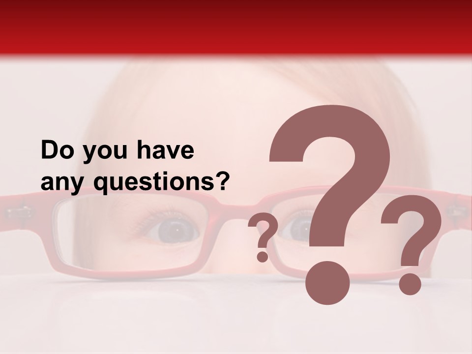 A Baby Wearing Glasses With The Words Name Of Presentation On It PowerPoint Template