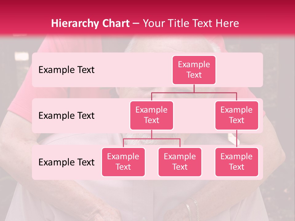An Elderly Man And Woman Are Smiling For The Camera PowerPoint Template