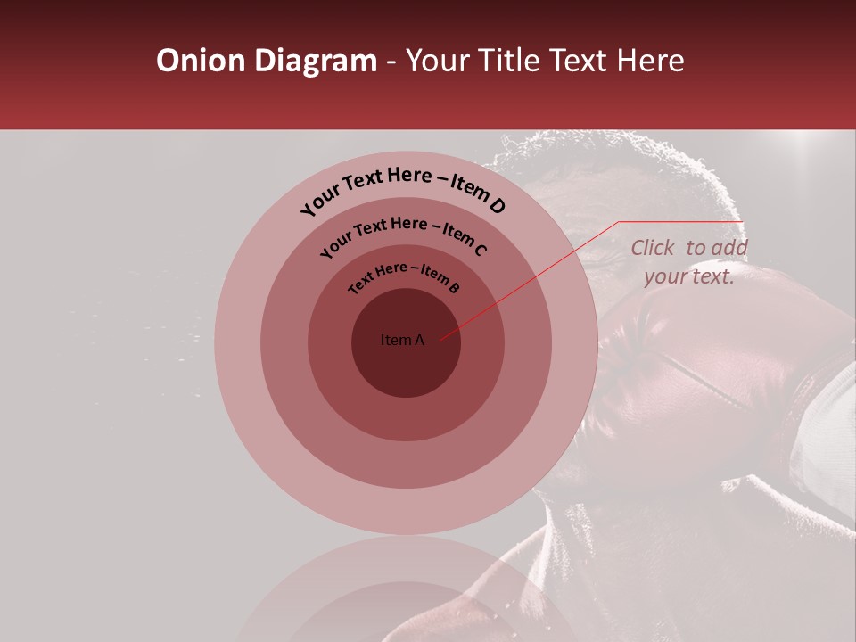 A Man With Boxing Gloves On His Face PowerPoint Template