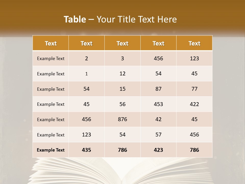 An Open Book With A Glowing Light Coming Out Of It PowerPoint Template