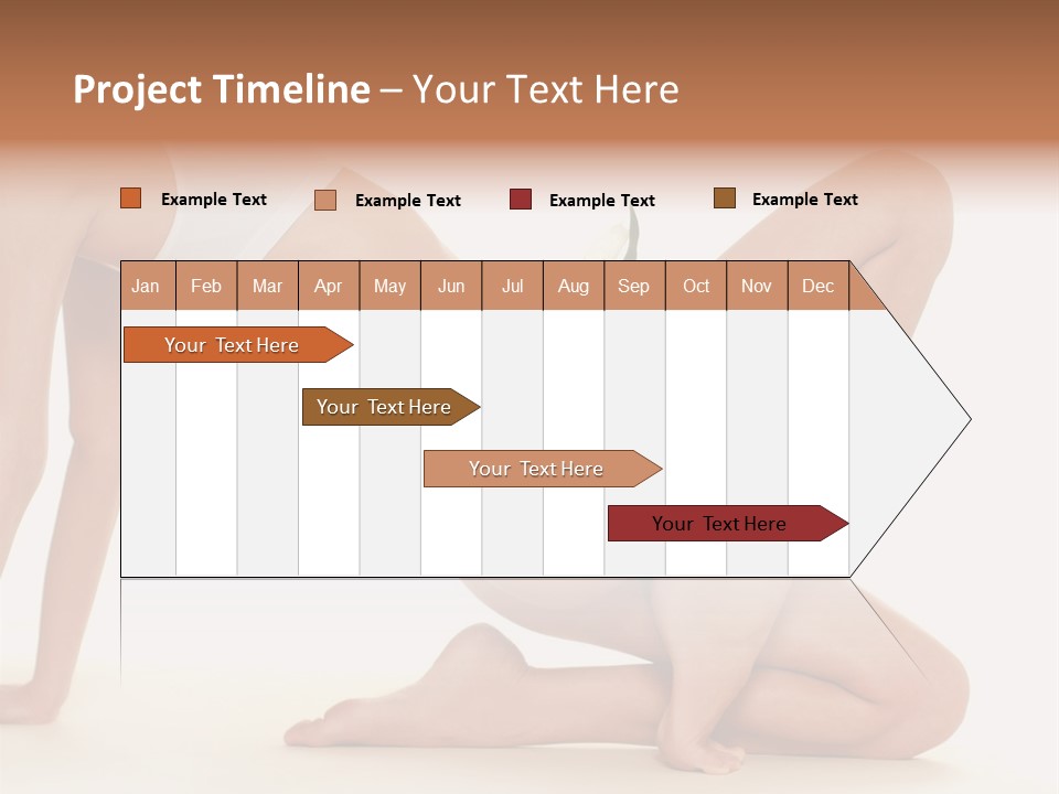 A Woman In A White Bikini With A Flower On Her Stomach PowerPoint Template