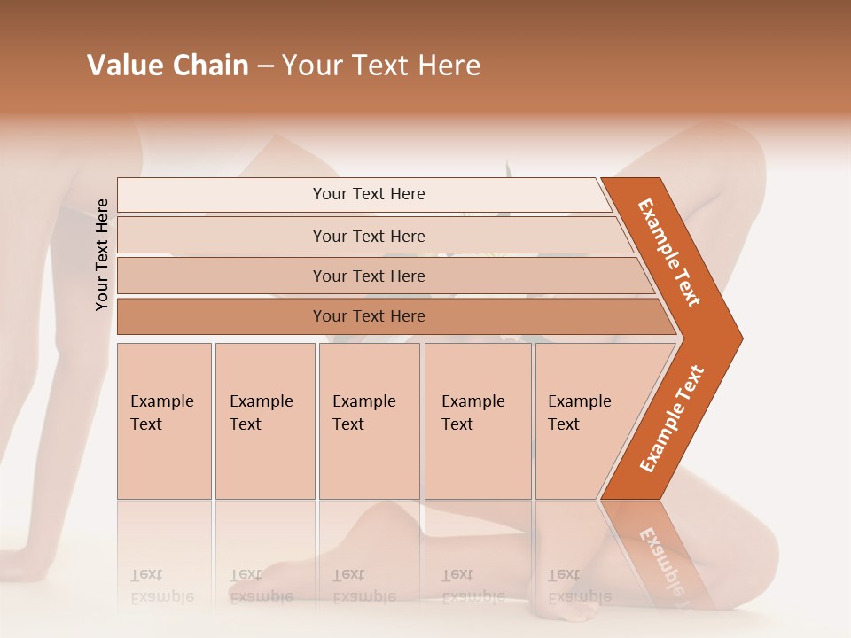A Woman In A White Bikini With A Flower On Her Stomach PowerPoint Template