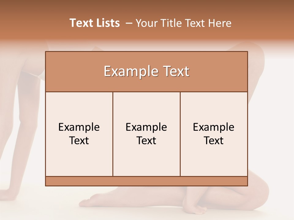 A Woman In A White Bikini With A Flower On Her Stomach PowerPoint Template