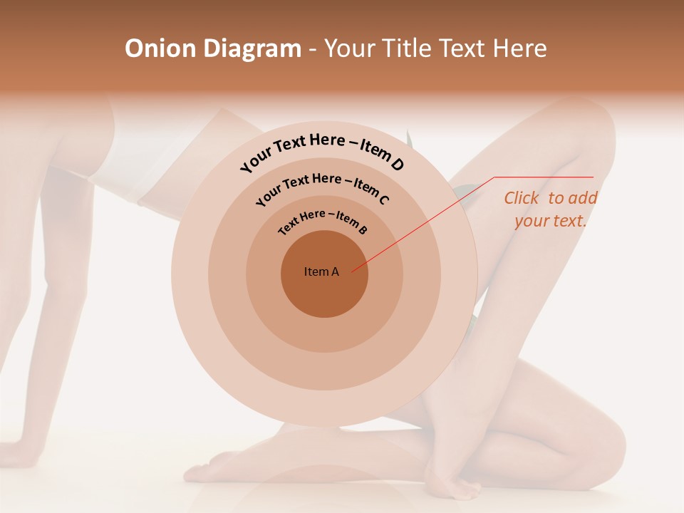 A Woman In A White Bikini With A Flower On Her Stomach PowerPoint Template