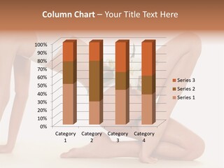 A Woman In A White Bikini With A Flower On Her Stomach PowerPoint Template