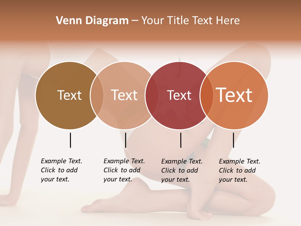 A Woman In A White Bikini With A Flower On Her Stomach PowerPoint Template