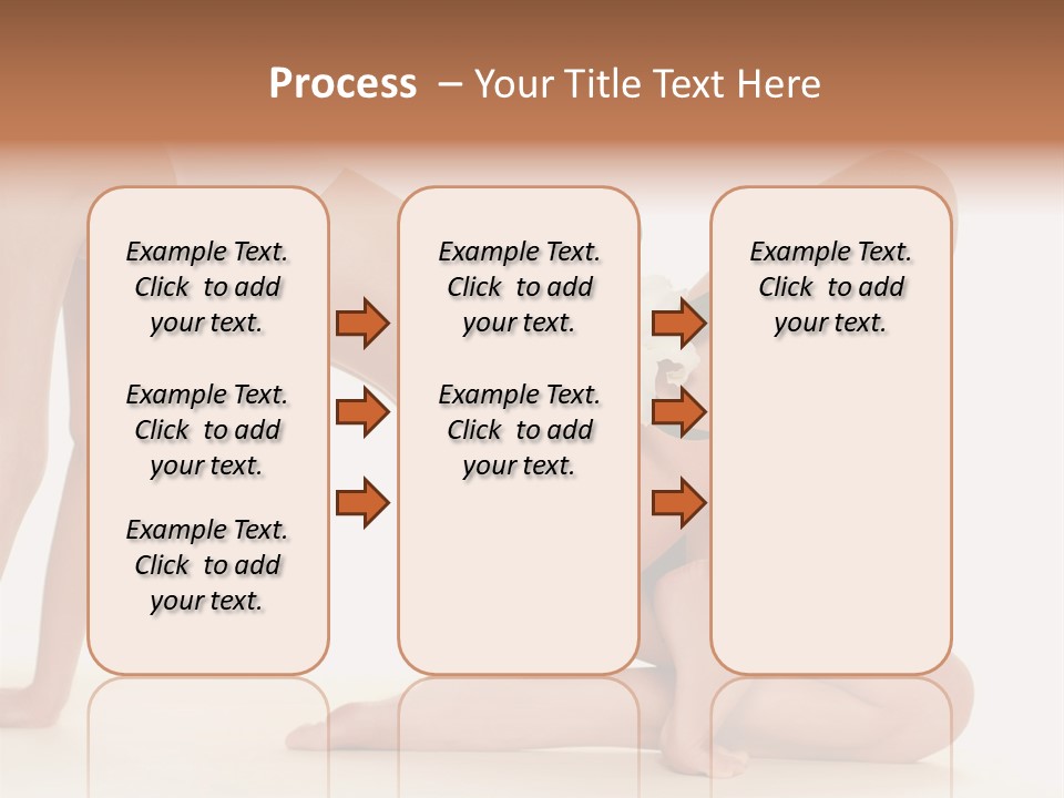 A Woman In A White Bikini With A Flower On Her Stomach PowerPoint Template