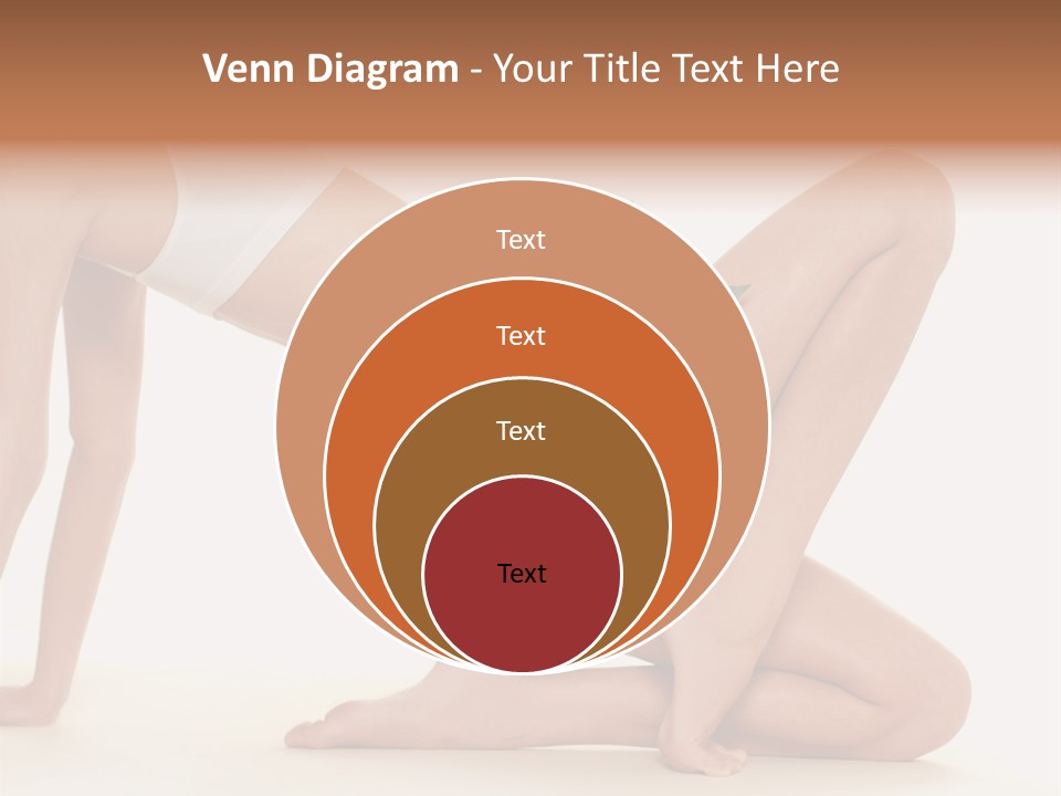 A Woman In A White Bikini With A Flower On Her Stomach PowerPoint Template