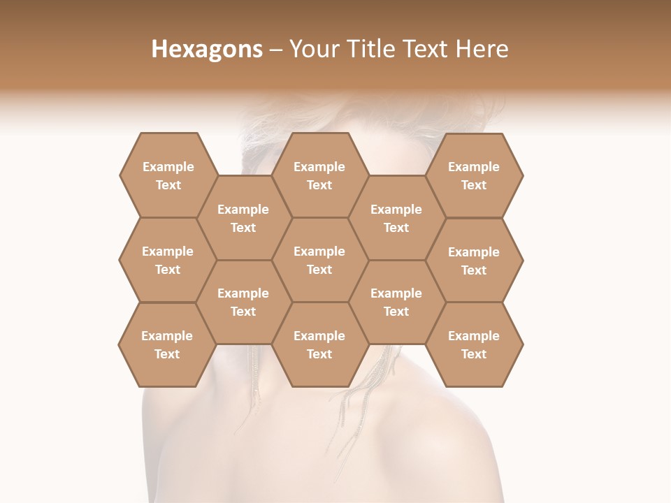 A Woman With Short Hair And Red Lipstick PowerPoint Template