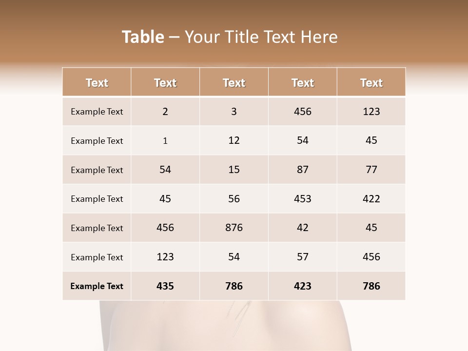 A Woman With Short Hair And Red Lipstick PowerPoint Template