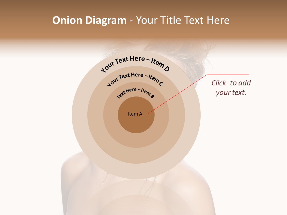 A Woman With Short Hair And Red Lipstick PowerPoint Template