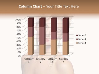 A Woman With Short Hair And Red Lipstick PowerPoint Template