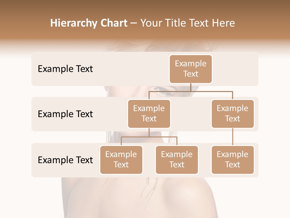 A Woman With Short Hair And Red Lipstick PowerPoint Template