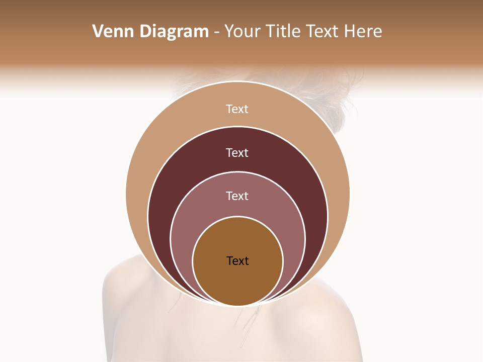 A Woman With Short Hair And Red Lipstick PowerPoint Template