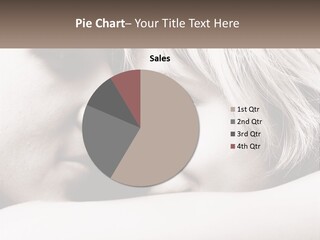 A Man And A Woman Are Looking Into Each Other's Eyes PowerPoint Template